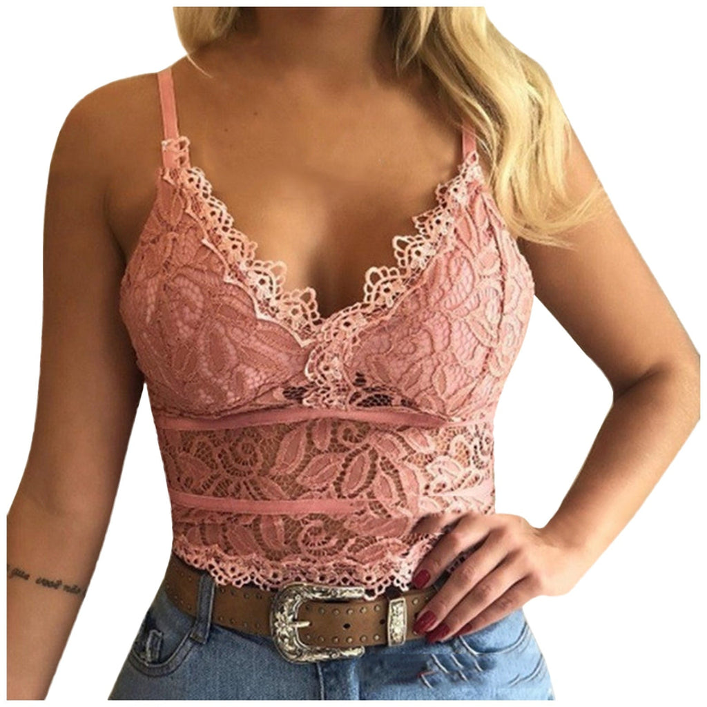 Ava | Women's Mesh Crop Top | Spaghetti Strap Summer-Women Top-Pick NewYork