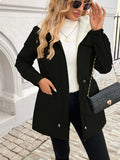 Harper | Women’s Hooded Parka Jacket | Drawstring Waist Front Pockets