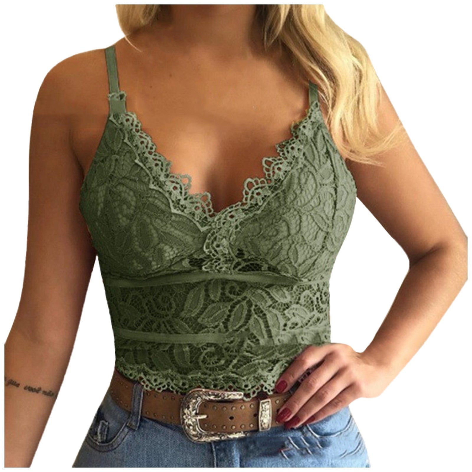 Ava | Women's Mesh Crop Top | Spaghetti Strap Summer-Women Top-Pick NewYork