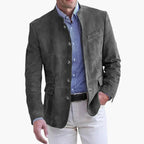 Preston | Men's Sport Coat | Stand Collar-Men Jacket-Pick NewYork