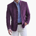 Preston | Men's Sport Coat | Stand Collar-Men Jacket-Pick NewYork
