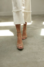 Isabella | Women's Peep Toe Heels | Patchwork Style-Women Heels-Pick NewYork