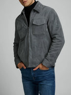 Cooper | Men's Utility Zip Jacket | Chest Pocket Everyday-Men Jacket-Pick NewYork