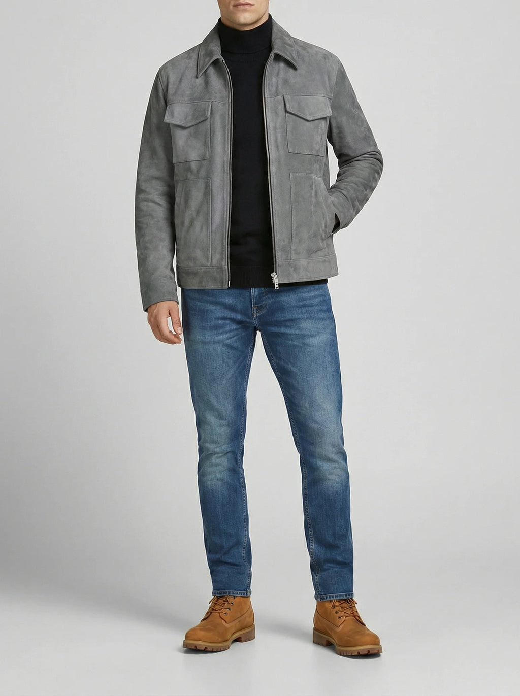 Cooper | Men's Utility Zip Jacket | Chest Pocket Everyday-Men Jacket-Pick NewYork