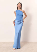 Evelyn | Women's One Shoulder Maxi Dress | Evening Occasion Wear-Women Dress-Pick NewYork