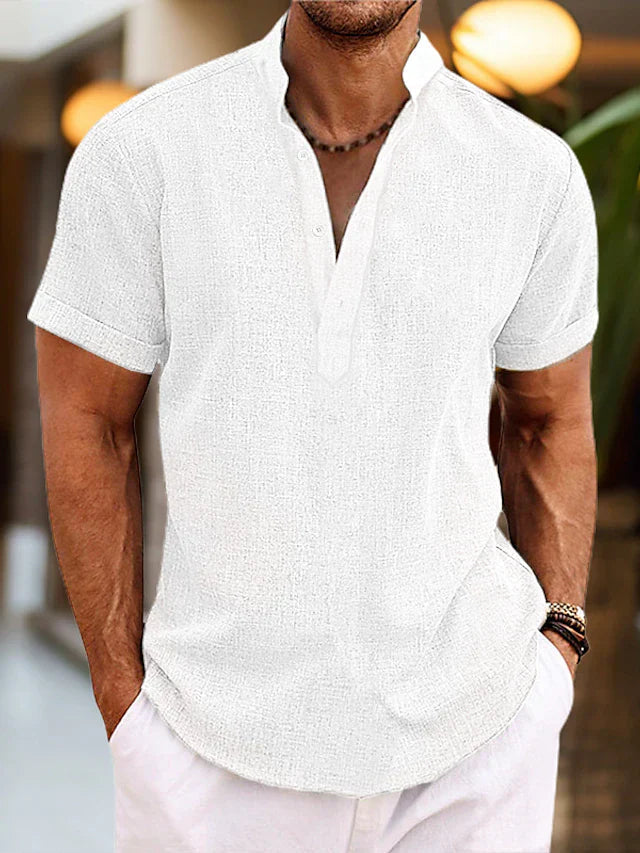 Mason | Men's V Neck Polo Shirt | Short Sleeve-Men Polo-Pick NewYork