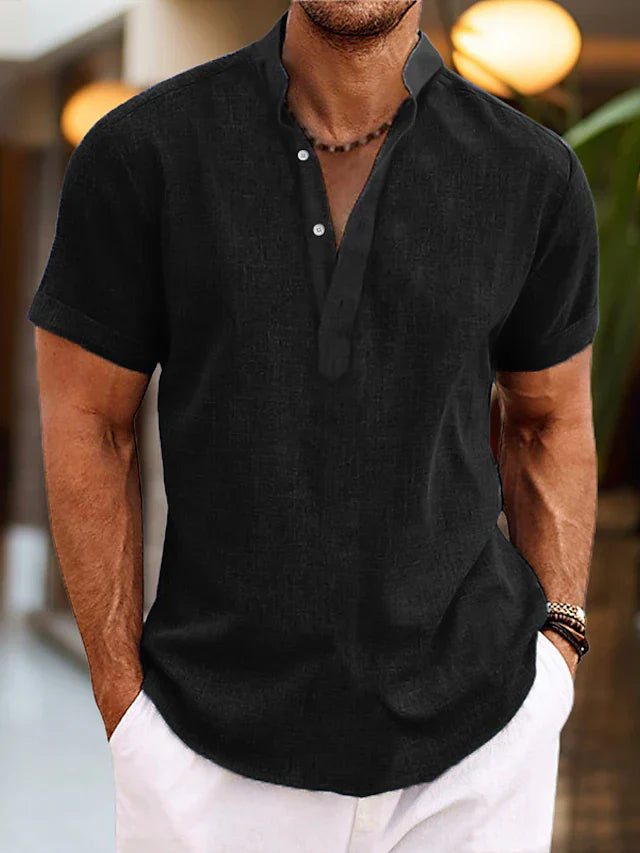 Mason | Men's V Neck Polo Shirt | Short Sleeve-Men Polo-Pick NewYork