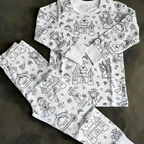 Noelle | Kids Christmas Pajama Set | Holiday Print Sleepwear-Kids Pajama-Pick NewYork