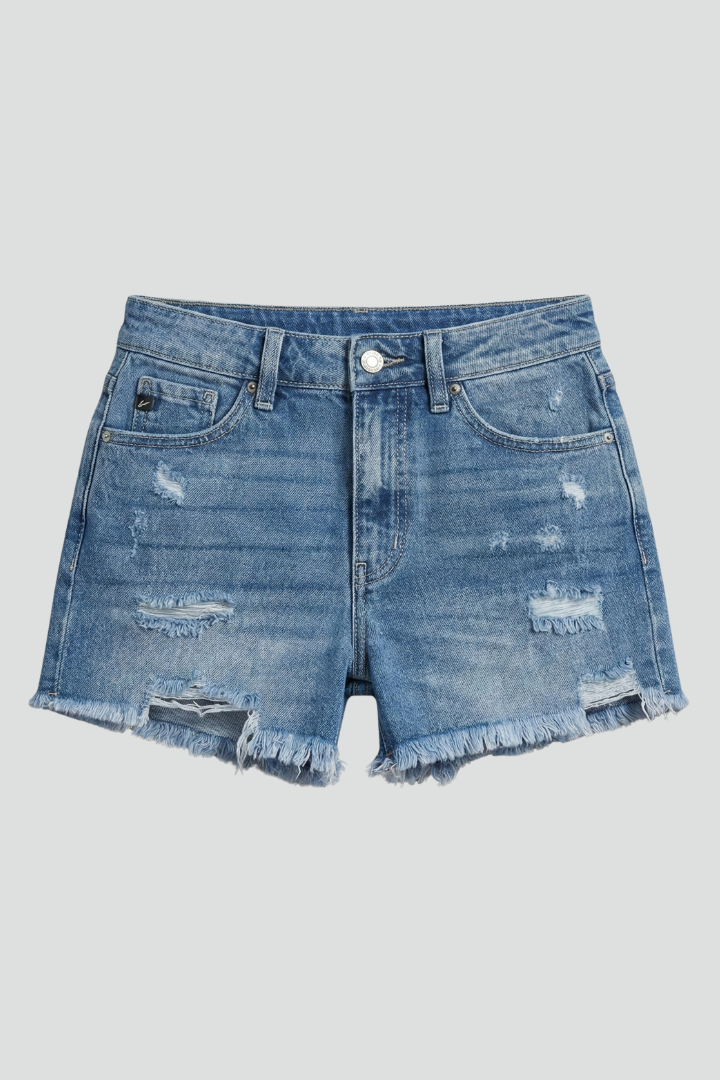Madison | Women's Denim Shorts | Frayed Hem-Women Shorts-Pick NewYork