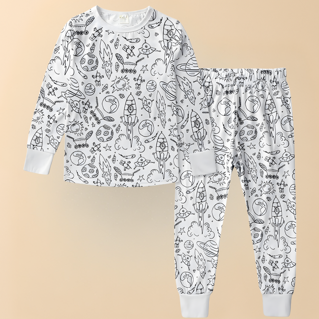 Noelle | Kids Christmas Pajama Set | Holiday Print Sleepwear-Kids Pajama-Pick NewYork