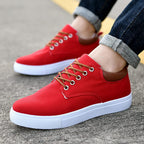 Cas | Men's Canvas Sneakers | White Sole Casual-Men Shoes-Pick NewYork