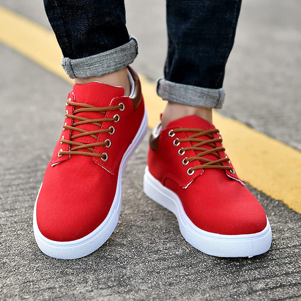 Cas | Men's Canvas Sneakers | White Sole Casual-Men Shoes-Pick NewYork