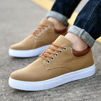 Cas | Men's Canvas Sneakers | White Sole Casual-Men Shoes-Pick NewYork