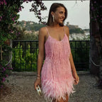 Faith | Women's Fringe Party Dress | Cocktail Occasion-Women Dress-Pick NewYork