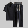Leo | Men's Two Piece Set | Short Sleeve Summer-Men Set-Pick NewYork