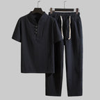 Leo | Men's Two Piece Set | Short Sleeve Summer-Men Set-Pick NewYork