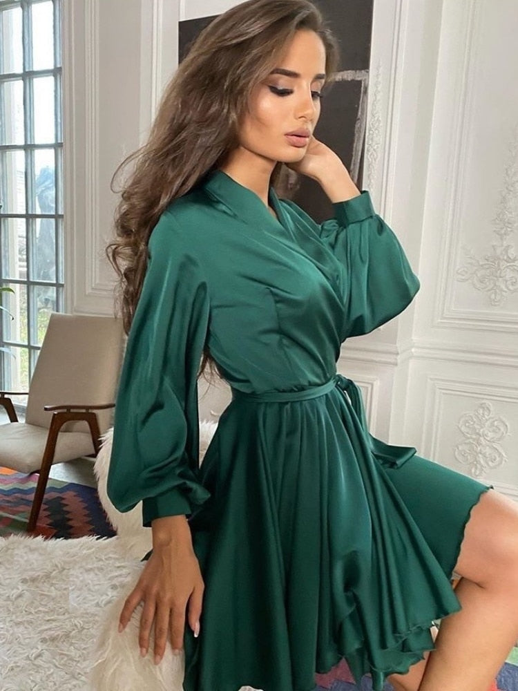 Sasha | Women's Satin Midi Dress | Sleeveless Occasion-Women Dress-Pick NewYork