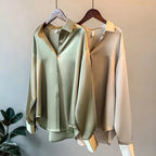 Myra | Women's Long Sleeve Blouse | Office Button Front-Women Blouse-Pick NewYork