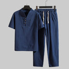Leo | Men's Two Piece Set | Short Sleeve Summer-Men Set-Pick NewYork