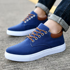 Cas | Men's Canvas Sneakers | White Sole Casual-Men Shoes-Pick NewYork