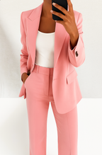 Mia | Women's Pantsuit Set | Office Occasion-Women Pantsuit-Pick NewYork