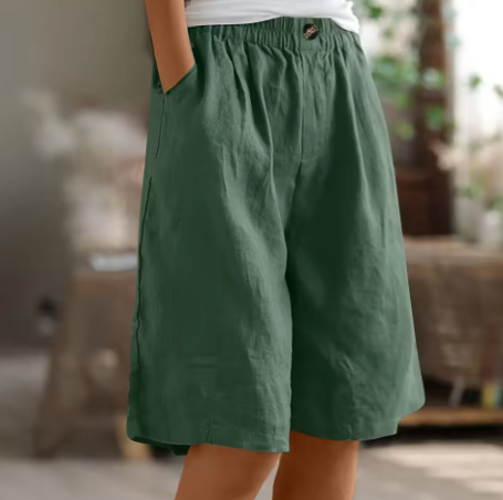 Harper | Women's Bermuda Shorts | Wide Leg-Women Shorts-Pick NewYork