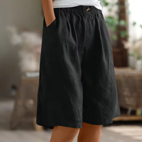 Harper | Women's Bermuda Shorts | Wide Leg-Women Shorts-Pick NewYork