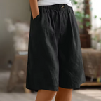 Harper | Women's Bermuda Shorts | Wide Leg-Women Shorts-Pick NewYork