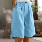 Harper | Women's Bermuda Shorts | Wide Leg-Women Shorts-Pick NewYork