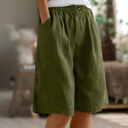 Harper | Women's Bermuda Shorts | Wide Leg-Women Shorts-Pick NewYork