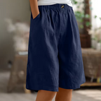 Harper | Women's Bermuda Shorts | Wide Leg-Women Shorts-Pick NewYork