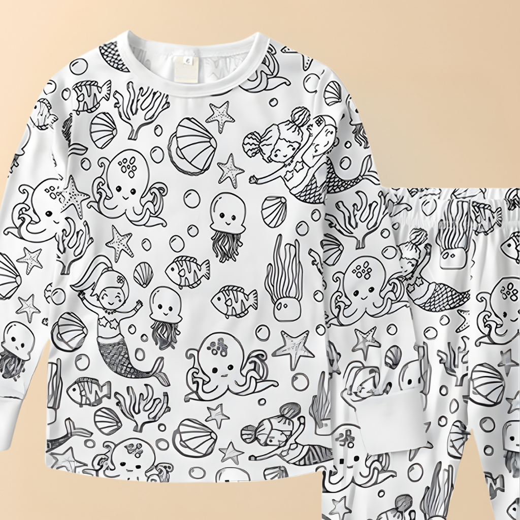Noelle | Kids Christmas Pajama Set | Holiday Print Sleepwear-Kids Pajama-Pick NewYork