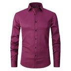 Ethan | Men's Stretch Dress Shirt | Wrinkle Free Business Wear-Men Shirt-Pick NewYork