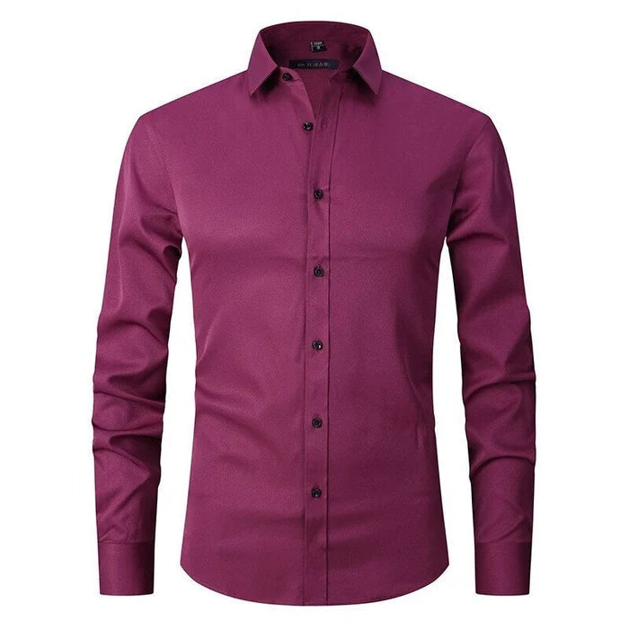 Ethan | Men's Stretch Dress Shirt | Wrinkle Free Business Wear-Men Shirt-Pick NewYork