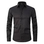 Ethan | Men's Stretch Dress Shirt | Wrinkle Free Business Wear-Men Shirt-Pick NewYork