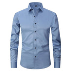 Ethan | Men's Stretch Dress Shirt | Wrinkle Free Business Wear-Men Shirt-Pick NewYork