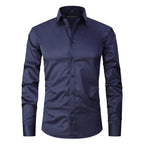 Ethan | Men's Stretch Dress Shirt | Wrinkle Free Business Wear-Men Shirt-Pick NewYork