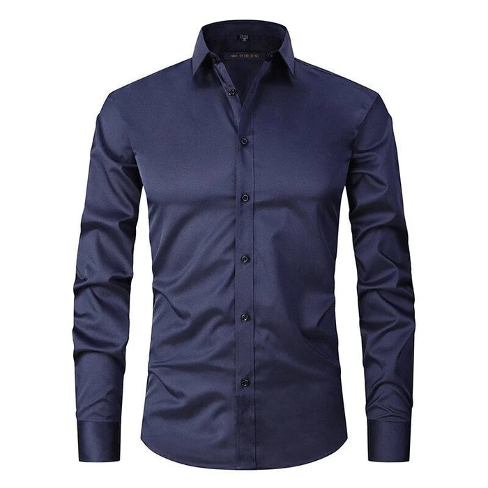Ethan | Men's Stretch Dress Shirt | Wrinkle Free Business Wear-Men Shirt-Pick NewYork