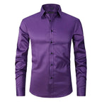 Ethan | Men's Stretch Dress Shirt | Wrinkle Free Business Wear-Men Shirt-Pick NewYork