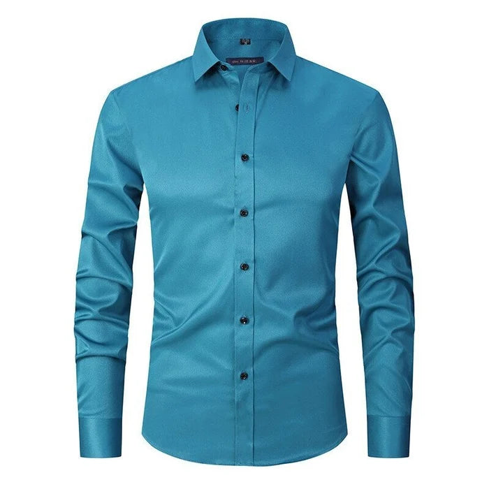 Ethan | Men's Stretch Dress Shirt | Wrinkle Free Business Wear-Men Shirt-Pick NewYork