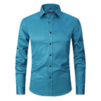 Ethan | Men's Stretch Dress Shirt | Wrinkle Free Business Wear-Men Shirt-Pick NewYork