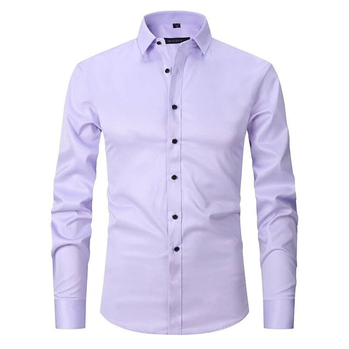 Ethan | Men's Stretch Dress Shirt | Wrinkle Free Business Wear-Men Shirt-Pick NewYork