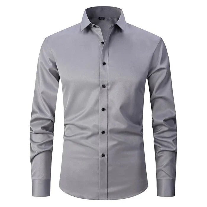 Ethan | Men's Stretch Dress Shirt | Wrinkle Free Business Wear-Men Shirt-Pick NewYork