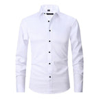 Ethan | Men's Stretch Dress Shirt | Wrinkle Free Business Wear-Men Shirt-Pick NewYork