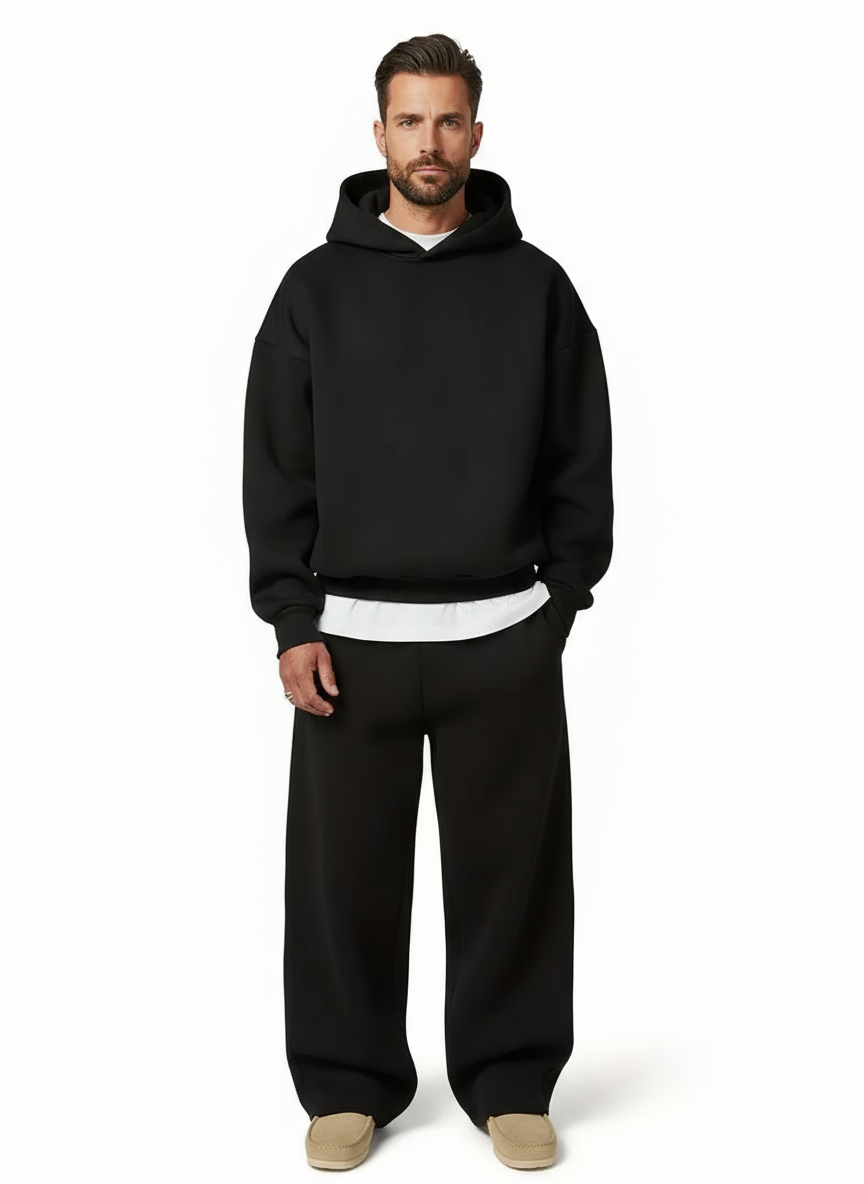 Zion | Men's Hooded Sweatsuit Set | Relaxed Fit Loungewear-Men Set-Pick NewYork