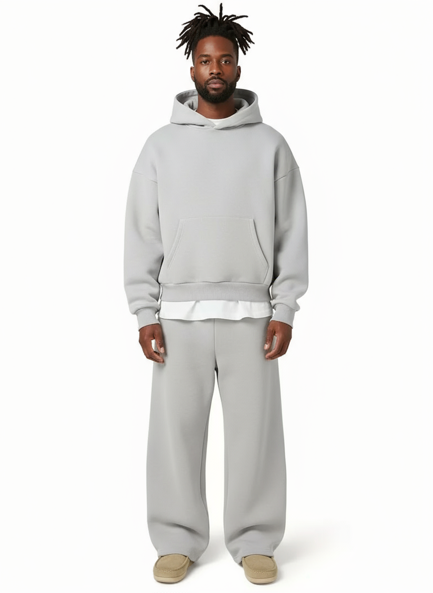 Zion | Men's Hooded Sweatsuit Set | Relaxed Fit Loungewear-Men Set-Pick NewYork