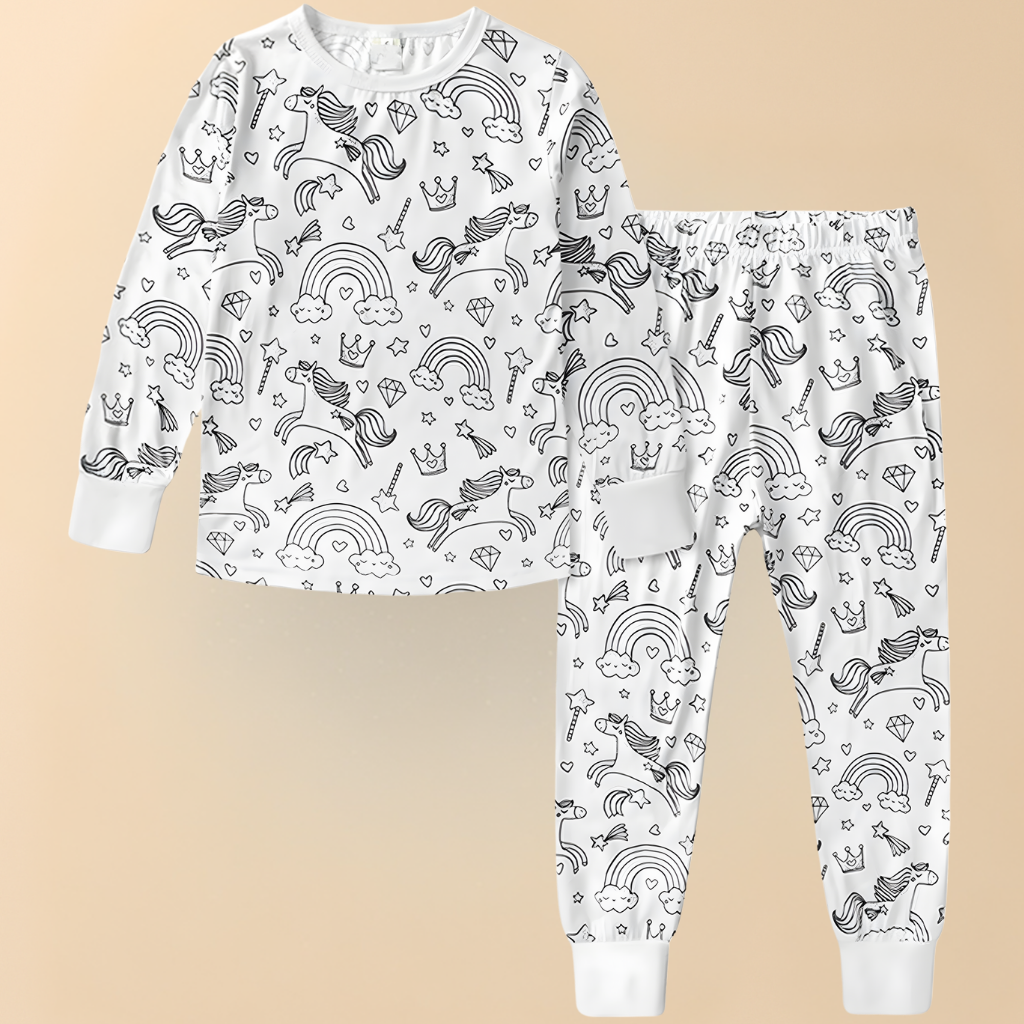 Noelle | Kids Christmas Pajama Set | Holiday Print Sleepwear-Kids Pajama-Pick NewYork