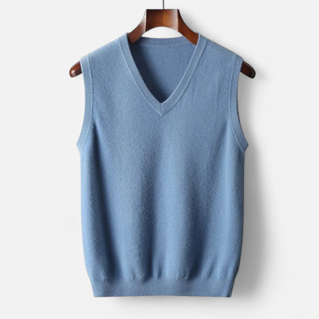 Arthur | Men's V Neck Vest | Knit Style-Men Vest-Pick NewYork