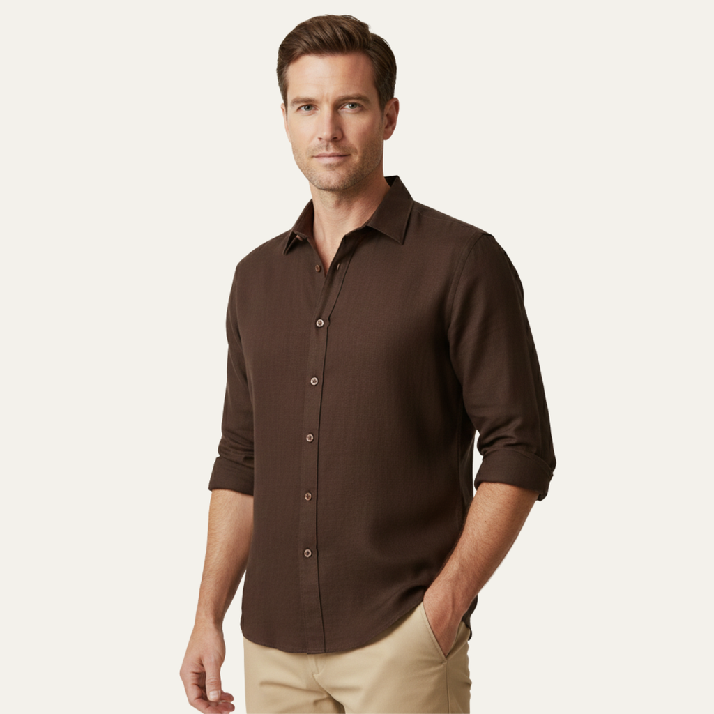 Carter | Men's Button Up Shirt | Long Sleeve-Men Shirt-Pick NewYork