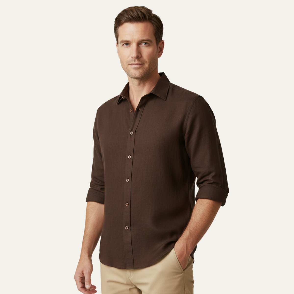 Carter | Men's Button Up Shirt | Long Sleeve-Men Shirt-Pick NewYork